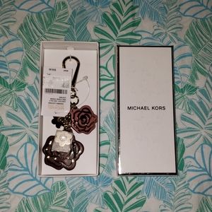 Michael Kors Multi Rose Charm Leather